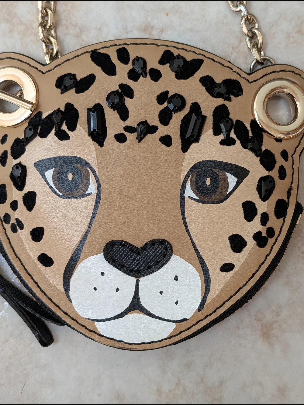 Kate Spade Run Wild Leopard Coin Purse